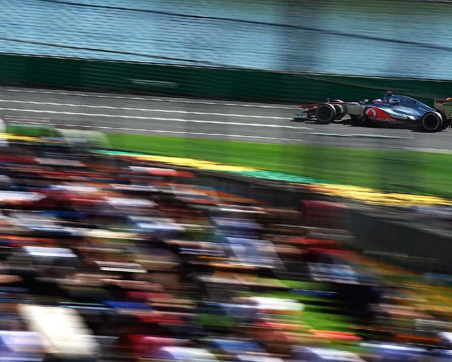 Jenson Button (GBR) McLaren MP4-27. Formula One World Championship, Rd1, Australian Grand Prix, Qualifying, Albert Park, Melbourne, Australia, Saturday, 17 March 2012. © Sutton Images. No reproduction without permission.