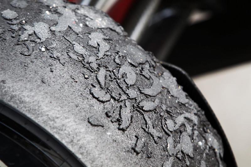 Worn Pirelli tyres. Formula One World Championship, Rd 3, Chinese Grand Prix, Race, Shanghai, China, Sunday, 17 April 2011 