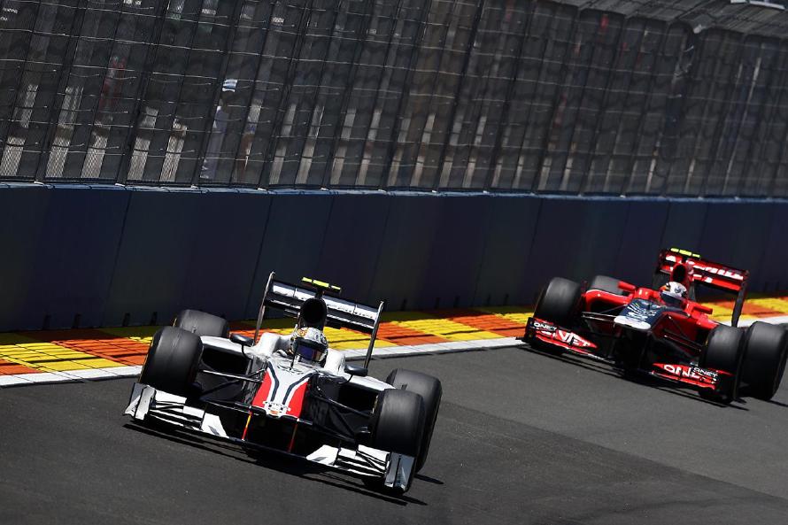 Vitantonio Liuzzi (ITA) Hispania Racing F1 Team (HRT) HRT F111. Formula One World Championship, Rd 8, European Grand Prix, Race, Valencia, Spain, Sunday, 26 June 2011