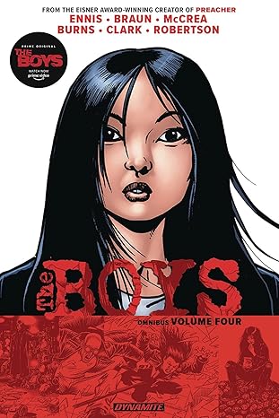 Book cover, The Boys Omnibus Vol. 4 by Garth Ennis, Darick Robertson.