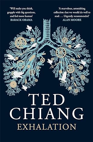 Book cover, Exhalation by Ted Chiang.