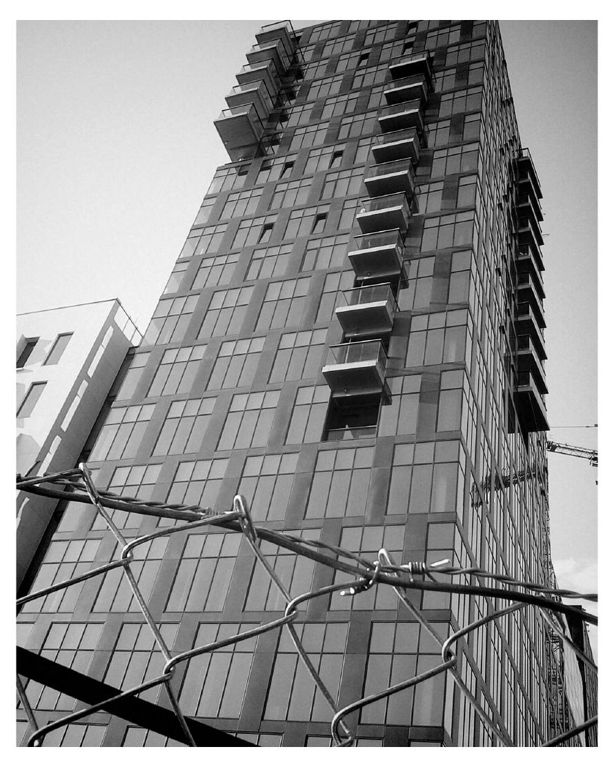 One of the many new buildings down in Bjørvika, Oslo. The area is called The Bar Code and has a lot of great architecture. Worth a visit.