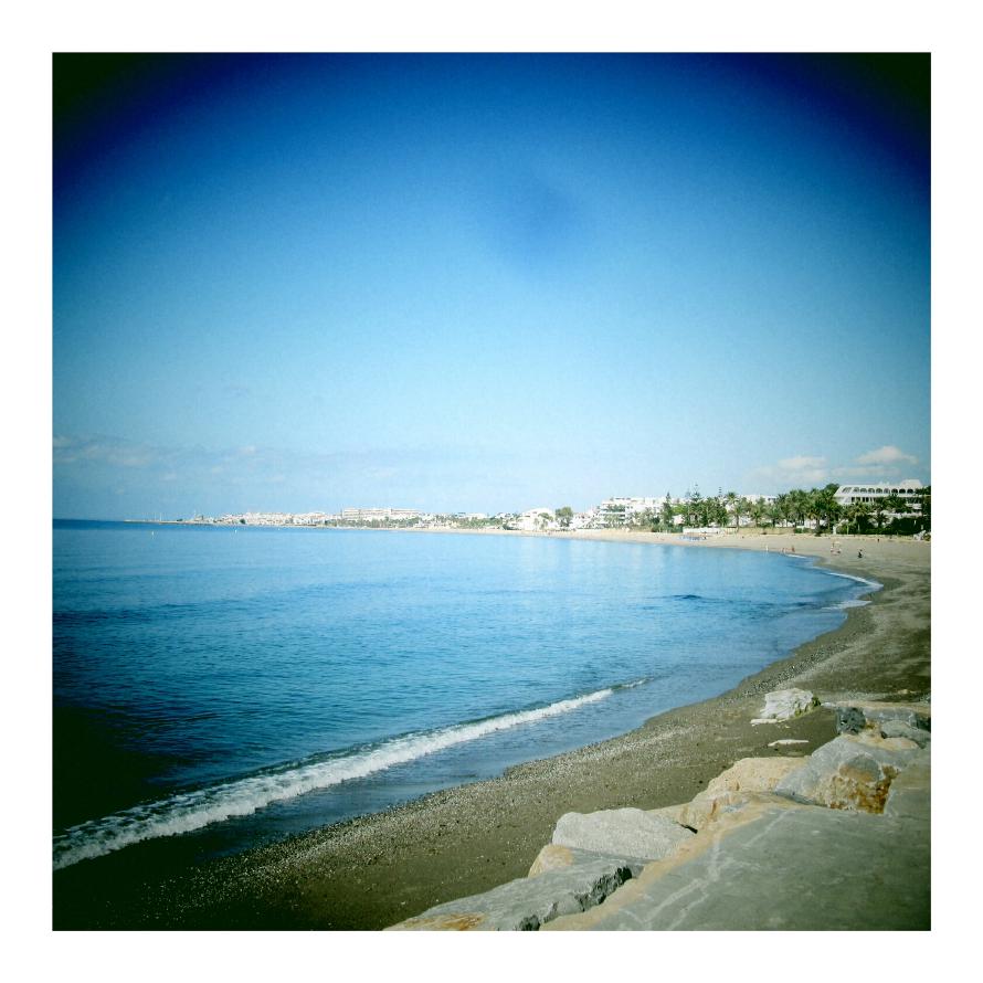 Puerto Banús as seen from Marbella.