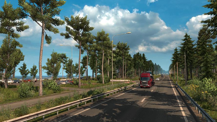 Euro Truck Simulator 2: Beyond the Baltic Sea.