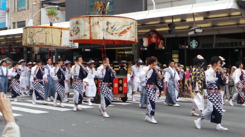 Gion Matsuri parade.