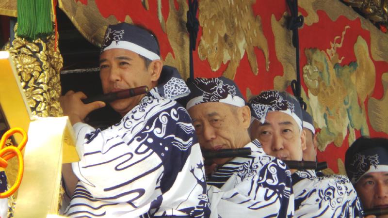 Gion Matsuri parade.