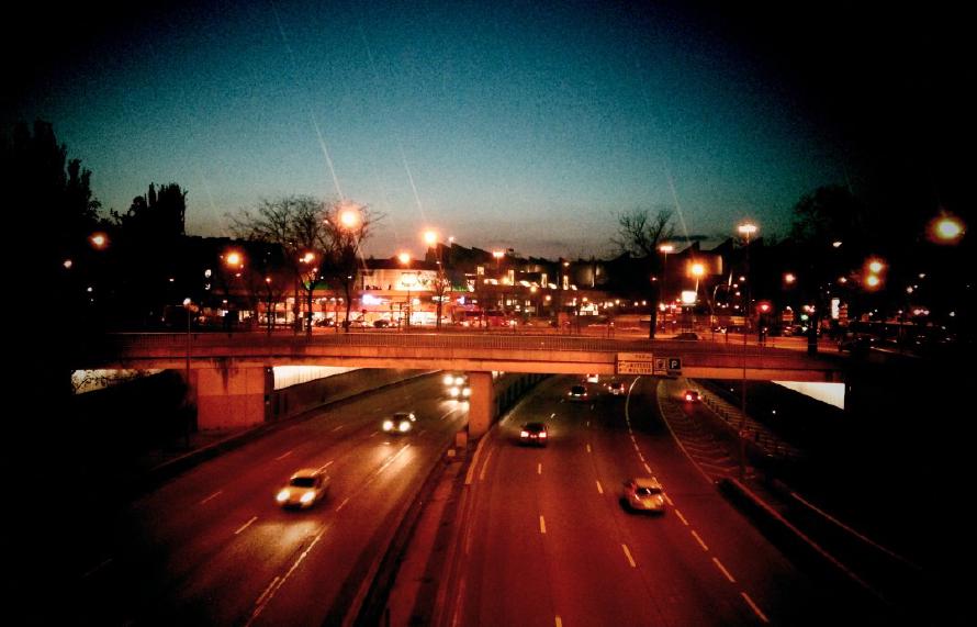 Thursday night in Paris, the only time this piece of road wasn’t congested.