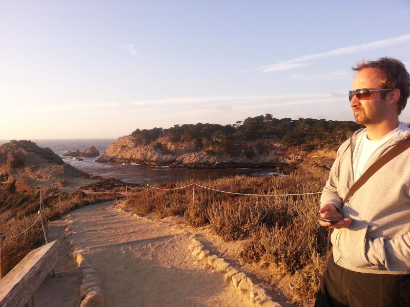 Sunset at Point Lobos, California.