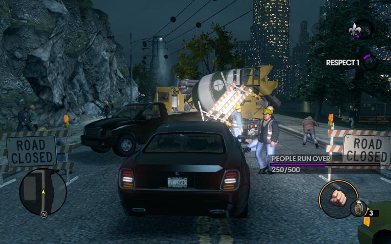 Saint Row: The Third keeps track of everything for you.