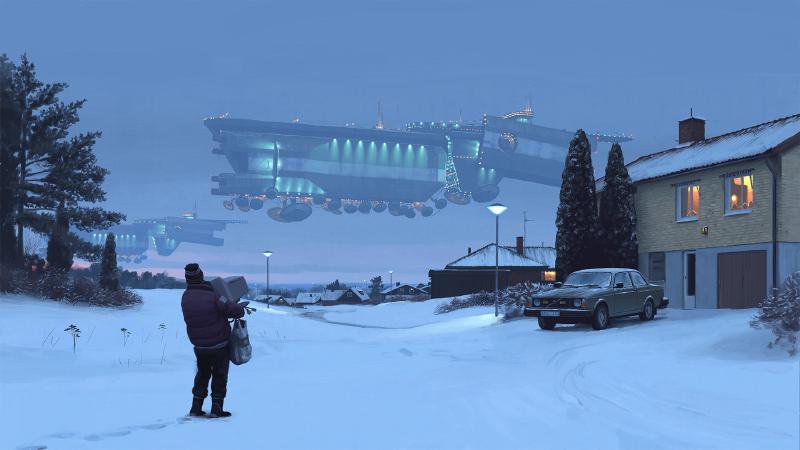 Simon Stålenhag: ‘December 1994’.