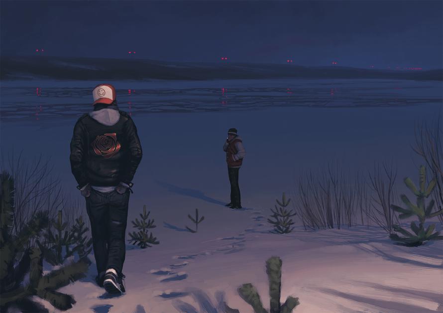 Simon Stålenhag: ‘What Now Towers to the Sky’.