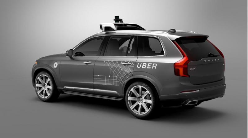 Uber’s autonomous Volvo XC90.