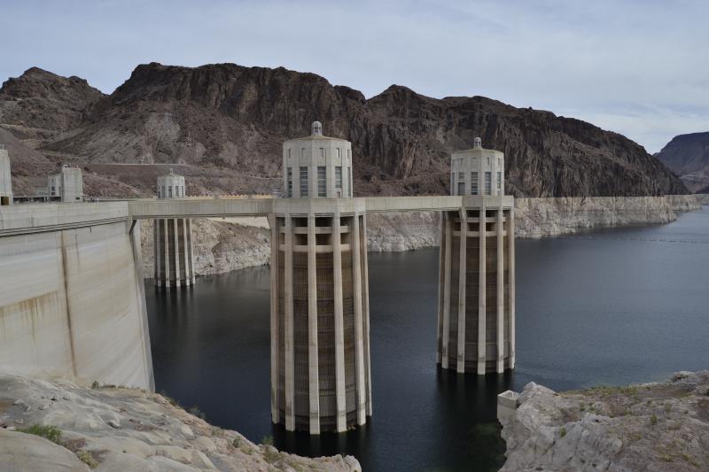 The Hoover Dam.